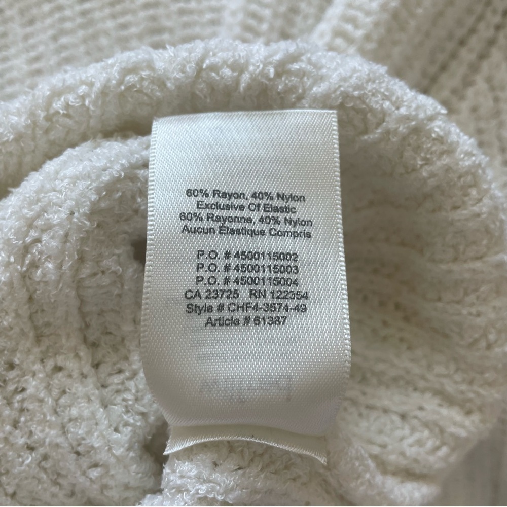 Aritzia Wilfred Essential Chenille Sweater in Oak Cream - Picture 6 of 6